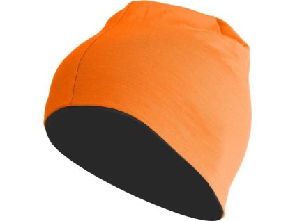 Lasting merino čepice BONY oranžovo černá