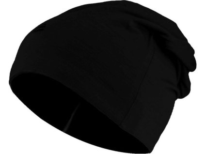 Lasting merino čepice BOLY černá (Velikost L/XL)