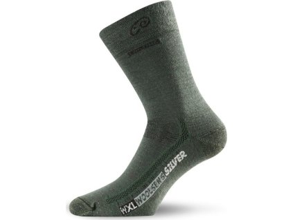 Lasting merino ponožky WXL zelené (Velikost (42-45) L)