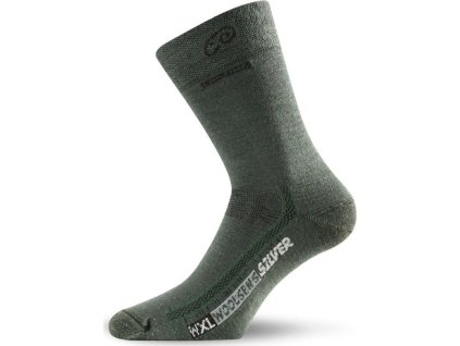 Lasting merino ponožky WXL zelené