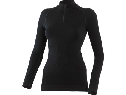 Lasting dámské merino triko WIGI černé (Velikost L/XL)