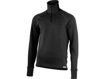 LEO 9099 mens black woolen sweatshirt black (Obleceni LASTING pánské S)