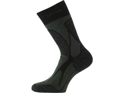 Lasting merino ponožky TRX černé (Velikost (42-45) L)