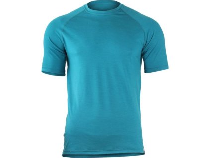 Lasting pánské merino triko QUIDO modré (Obleceni LASTING pánské XXXL)