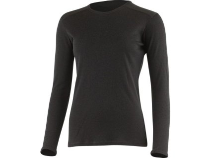 Lasting dámská merino mikina BELA černá (Velikost XXL)
