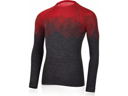 Lasting pánské merino triko WELOR červené (Obleceni LASTING pánské L/XL)