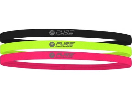 Sada elastických čelenek Pure2Improve - 3ks vícebarevná 320000