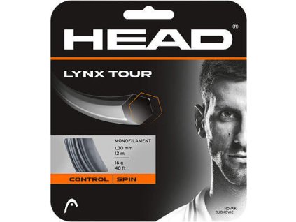 Lynx Tour tenisový výplet 12 m šedá