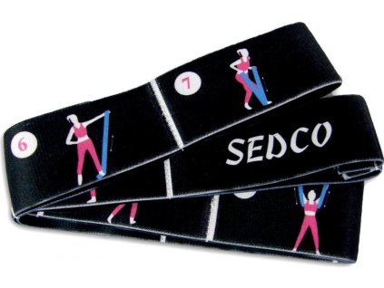 Pás YOGA SEDCO STRETCH STRAP popruh 80x4 cm  EP503
