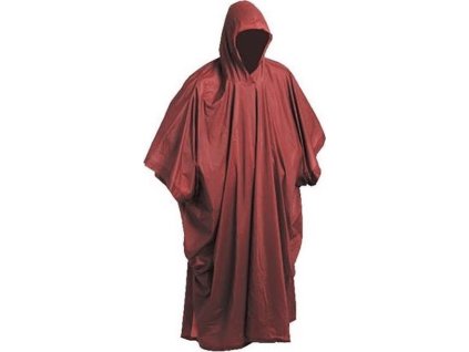 Pláštěnka PONČO EXTRA SILNÉ PVC 0078 červená 0445CE