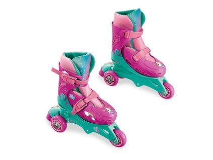 Dětské kolečkové brusle MONDO UNICORN TRI IN LINE SKATES 29-32  28513