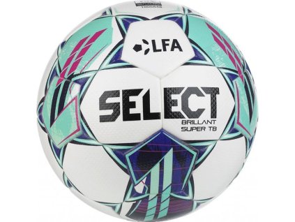 Fotbalový míč Select FB Brillant Super TB CZ Fortuna Liga 2023/24 WHITE GREEN 1164 VEL.5 bílá/modrá 330850