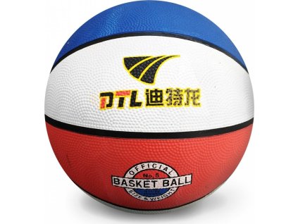 Míč basket SEDCO RUBBER - 5 bílá/modrá LX901-3-5