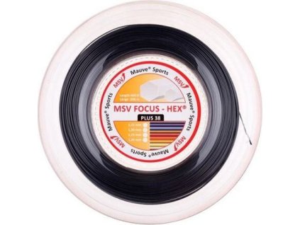 Focus HEX Plus 38 tenisový výplet 200 m černá (Průměr 1,20)