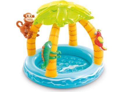 Dětský bazének Intex 58417 TROPICAL ISLAND 102x86 cm  58417