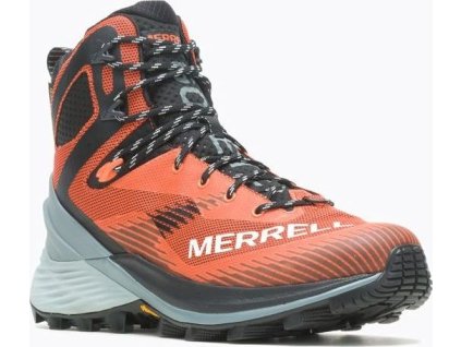 Pánská treková obuv Merrell J037147 ROGUE HIKER MID GTX orange (Boty Merrell pánské 40)