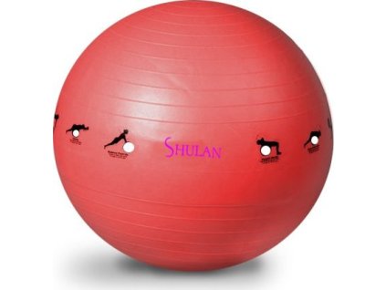 Gymnastický míč SHULAN YOGA BALL 65 cm červená LX109-4CE