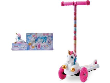 Koloběžka MONDO 25550 UNICORN 3D SCOOTER růžová 25550