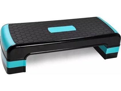 Bedýnka pro step SEDCO 78x30x10-20 cm černá/modrá SP1011