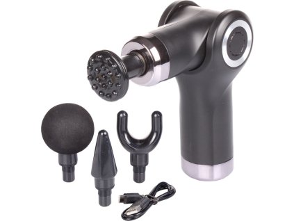Massage Gun Mini vibrační masážní pistole černá