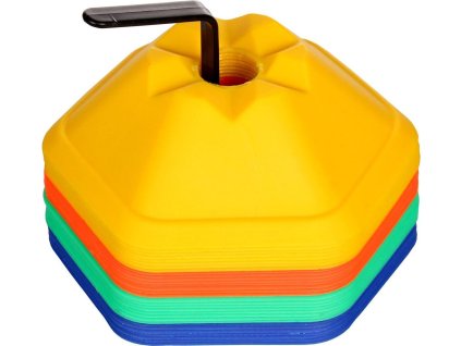 Hex Marker 2in mety sada 4x8 ks mix barev