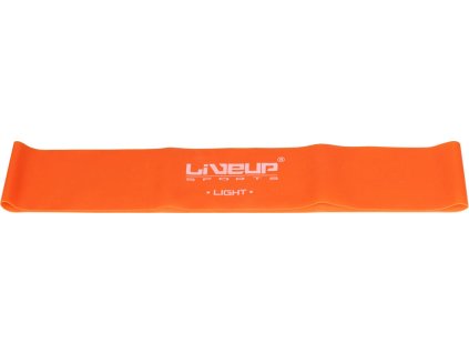 Aerobic guma posilovací guma 50 x 5 cm oranžová