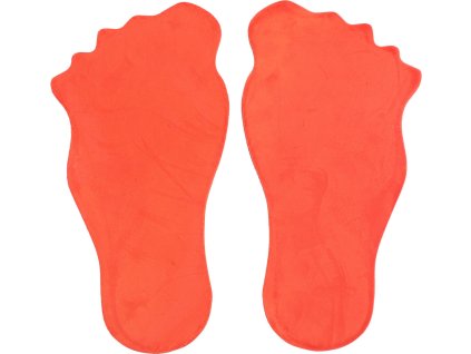 Feet značka na podlahu oranžová