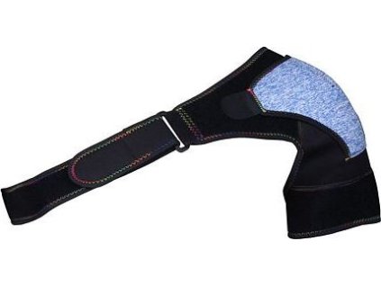 SH01 bandáž na rameno černá-modrá