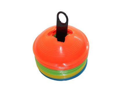 Vytyčovací mety s výřezem pro tyčky – sada 40 ks