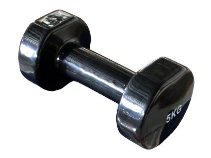Vinylová činka 5kg-černá