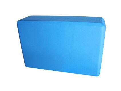 Jóga blok EVA – modrá kostka