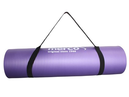 Podložka na cvičení Yoga mat NBR merco fialová