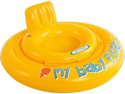 Kruh dětský dvojitý MY BABY FLOAT INTEX 56585 žlutá 56585