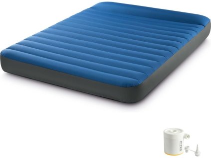 Nafukovací kempingová matrace INTEX 64013 CAMPING MATTRESS QUEEN modrá 64013