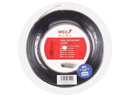 Focus HEX Ultra tenisový výplet 200 m černá (Průměr 1,15)