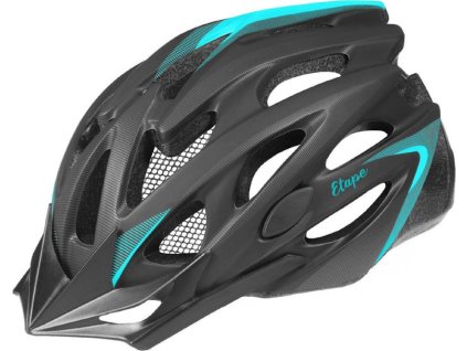 Venus cyklistická helma černá-mint (Velikost oblečení S-M)