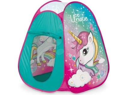 Dětský stan Pop up MONDO Jednorožec 85x85x95 cm  28520