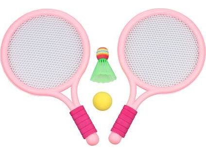 Racket Ball Games sada pálek s míčky růžová