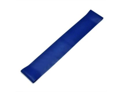 Mini band posilovací guma 50 × 5 cm – medium (modrá)