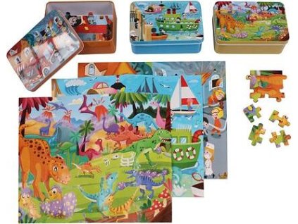Puzzle Set Boy puzzle pro kluky 100 dílků