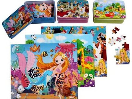 Puzzle Set Girl puzzle pro dívky 100 dílků
