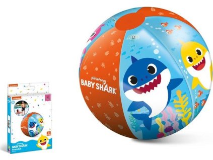 Nafukovací MONDO plážový míč Baby Shark 50 cm modrá 16890