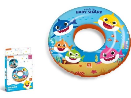 Nafukovací kruh MONDO Baby Shark 50 cm modrá 16889