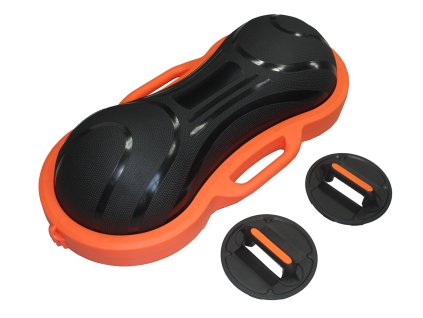 AIRSTEP balanční fitness bedýnka 3v1 – nafukovací, s madly a úchyty na kliky