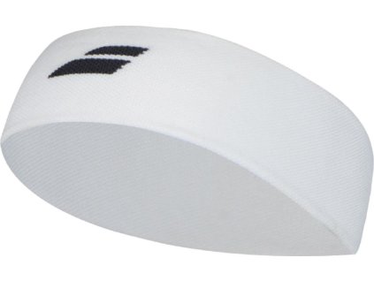 Logo Headband čelenka bílá-černá