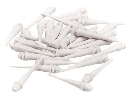 Tips 24 hroty k šipkám bílá