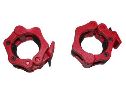 Rychlouzávěr na osu činky červený