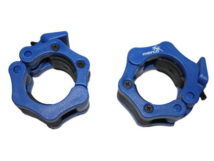 Rychlouzávěr na osu činky modrý