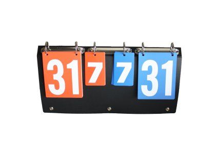 Ukazatel skóre 0–31 bodů – Scoreboard