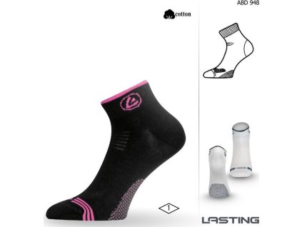 Lasting funkční ponožky ABD černé (Velikost (38-41) M)